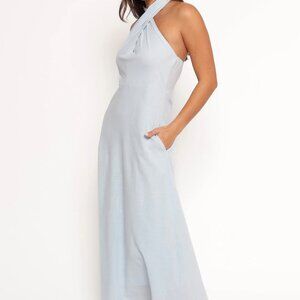 Petal & Pup Pale Blue Linen Maxi